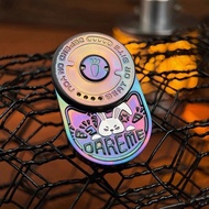 Grumpy Rabbit mix Rhythm Push Brand EDC Stainless Steel Mechanical Paragraph Ratchet Rotating Fidget