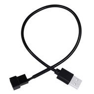 USB PWM FAN CONVERTER CABLE ADAPTER 4 PIN 3 PIN PWM FAN CASING CABLE