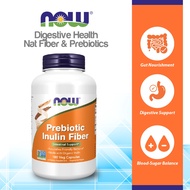 NOW Supplements Prebiotic Inulin Fiber, 180 Veg Capsules