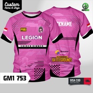 Jersey Gaming Baju Game Esport Ladies/pria Free Fire/ff Mobile Legends/ml Pubg Gratis tambah nama/ni