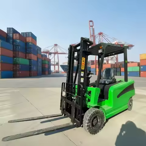 Electric Forklift Lithium-Ion Battery Solid Tire for Warehouse Logistics Efficient Operation Stable 