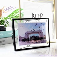 4R 5R 6R 8R Ins Metal Geometric Photo Frame Desktop Decoration Plant Specimen Frame AL7A