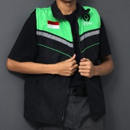 Gojek vest latest Gojek vest/ Gojek driver vest/ Men's motorcycle vest/ Quality windproof vest/