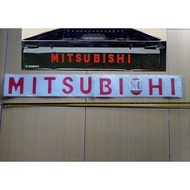 STIKER PINTU BAK PICK UP MOBIL MITSUBISHI T120SS ORIGINAL STICKER BAK TULISAN MITSUBISHI ORIGINAL