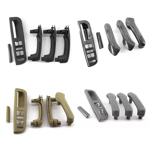 For VW Bora Golf 4 MK4 for Jetta 1999-2004 Front Rear Left Right Door Black Pull Grab Handle Carbon 