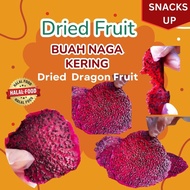 SNACKS UP [ BUY GET PCS] per pack Buah Naga Kering Dragon Fruit slice CHEWY Fruit No Sugar No Additi