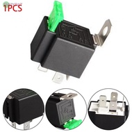 -NEW-Car Relay Automotive Automotive Relay Black Contact Fused Relay 2PCS/Set