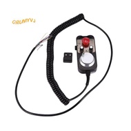 Universal Cnc 4  Mpg Pendant Hand Wheel 100 Pulse 5V & Emergency Stop Cnc Router Handwheel 4Axis Typ