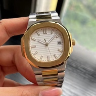 Baida 5711 Rose Gold Parrot Snail Mechanical Watch Stainless Steel Strap Watch Male