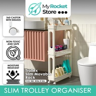 Storage Cart Rack for Kitchen Bathroom & Laundry DB box With Wheels Home Organiser Trolley Organizer