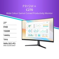 PRISM+ C270 i,27-inch curved monitor