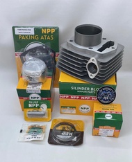 BLOK SEHER BORING CYLINDER SET PLUS PAKING TOP SET+ Seal Klep/ PISTON KIT TIGER TIGER REVO PHANTOM N