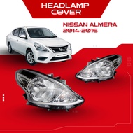 Nissan Almera 2014 2015 2016 headlamp cover headlight lenses kereta lampu depan