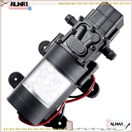 ALMA Diaphragm Pump, 4.5 L/Min 1.2 GPM 80 PSI 12 Volt 12V DC Water Transfer Pump, with Pressure Switch Electric Agricultural Water Pump for Weed ATV Marine Boat