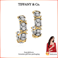 (New) Womens Fashion Earrings S925 Sterling Silver Twenty Stone Hoop Earrings Valentines Day holiday