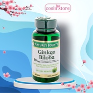 Viên uống Natures Bounty Ginkgo Biloba 60mg 60 viên nén - Hỗ Trợ Tuần Hoàn Máu Não - Cosin Store