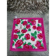 Fuchsia Pink Floral Towel