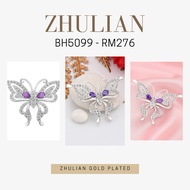 ZHULIAN [BH5099] BROOCH ZHULIAN KERONGSANG ZHULIAN GOLD PLATED EMAS ZHULIAN