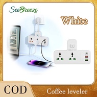 3-Pin Wall Socket Plug T-ADAPTOR Adapter Socket Extension Plug Extension Plug With  USB PORT Type C