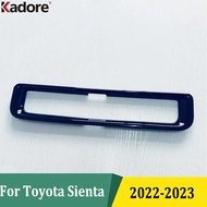 For Toyota Sienta 2022 2023 Interior Center Air Outlet AC Vent Cover Trim Frame Car Accessories ABS 