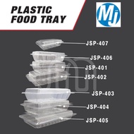 [100PCS] H3/1H/2H/3H/5H/6H/H5 JISHAN Plastic Food Clamshell NO LOCK / Bekas Kuih / Clear Food Box