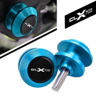 Motorcycle CNC Swingarm Sliders Spools 10MM Accessories For CFmoto 700CLX 700 CLX CLX700 CF MOTO CF 