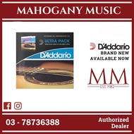 D'Addario EZ910 – EJ26 Ultra Pack EZ and EJ Bundle, Acoustic Guitar Strings Custom Light Gauge