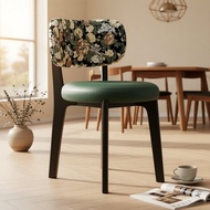 Minimalist Vintage Solid Wood Dining Chair, Nordic Home/Hotel/Dressing Chair Kerusi Makan Kayu Padat