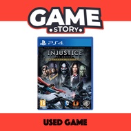 USED PS4 Game Injustice 1 超級英雄武力對決 Game