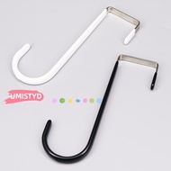 UMISTYDREAMUM9U 2pcs Over The Door Hooks, Heavy Duty Plastic Coating Towel Hanging Rack,  Metal Sing