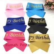 ACC Sash Birthday Happy Birthday Sash birthday decoration