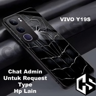 HP Glossy glitter Softcase for type VIVO Y19S 4Ghp Spider Man Motif/case vivo y19s vivo y19s vivo y1