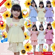 flowerdresskid coords kids terno shorts for girl kids barbie girl outfit for kids