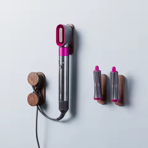 Hair Dryer Holder Wall Mount Storage for Dyson Airwrap Complete Styler Storage Rack for Hair Curling
