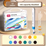 deli | Water-based Acrylic Marker 48 Colors Water-resistant