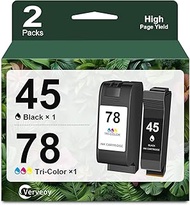 Remanufactured 45 78 Ink Cartridge Combo Pack Compatiable for HP 78 45 51645A C6578DN Ink Cartridge 
