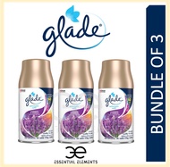 [BUNDLE OF 3] GLADE Automatic Spray Lavender Refill Air Freshener 225ml