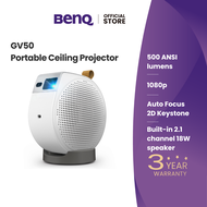 BenQ GV50 1080p 500lm Laser Portable Projector with Google TV (โปรเจคเตอร์พกพา, โปรเจคเตอร์ wifi) As