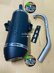 Pô 4Road Black + Cổ Vario Click Ab Mio Novo Vision Luvias