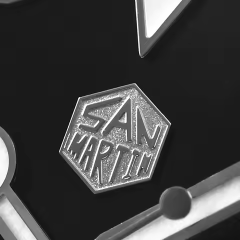 San Martin Watch New Upgraded Sub Men PT5000 ST2130 Automatic Diving Watches with Ceramic Bezel 200m