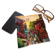 【布漾】印花萬用布 九份夕陽 超細纖維=手機=平板=筆電=台灣特色