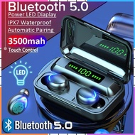 【Ready Stock】F9-5C TWS Bluetooth Earphone Wireless 9D Stereo Noise Cancelling Headset with Mic Sport