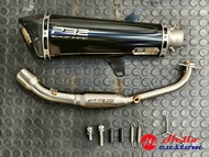 ท่อ PR2 Shorty Black ตรงรุ่น มี มอก. AEROX 2021 - 2025 / NMAX155 2021 - 2025 ท่อแต่ง Nmax 155