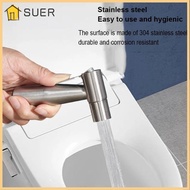 SUER Booster Faucet, Pressurized 304 Stainless Steel High Pressure Spray, Women's Washing|Silver Hand Bidet Faucet