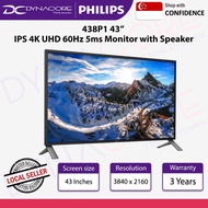Philips 438P1 43” IPS 4K UHD 60Hz 5ms Monitor with Speaker