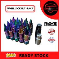 RAYS Racing Wheel Nut LONG Steel Heavy Duty Tyre Rays Nut M12xP1.5 20pcs