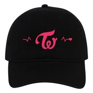 CAP/ 2025 Twice Wourd Tour Merch Baseball Caps Twice Print Cotton Caps Twice Fans Hats Size Adjustab