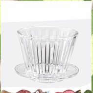 B75 Wave Coffee Dripper PCTG 1-2 Cups Coffee Maker Increase Uniformity Transparent