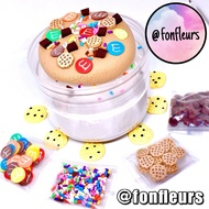 Fonfleurs Slimes 🇸🇬 DIY Cookie Biscuits Clay Mix Butter Slime Kit 190ml Children Gift Cute Set Toys Kids Xmas Christmas
