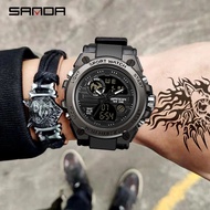 SANDA Brand G Style Men Digital Watch Shock Military Sports Watches Fashion Waterproof Electronic Quartz Wristwatch Mens